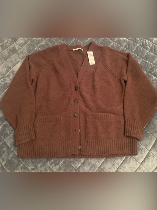 Abercrombie & Fitch Sweaters - Abercrombie & Fitch Button-Front Cardigan in Rich Brown